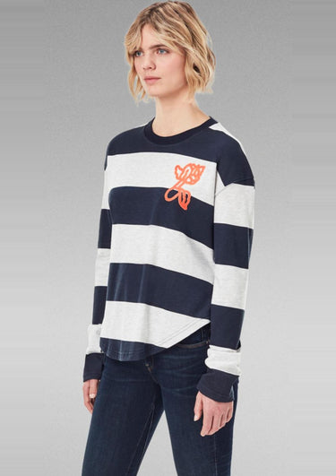 G-Star Longsleeves D19253-C718-C390 C390 | Striped tweater